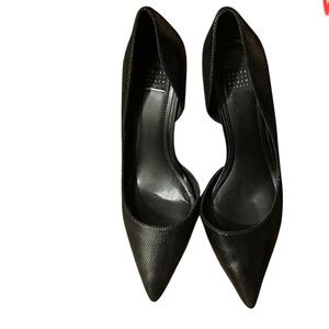 White & Black Market Black Shoes